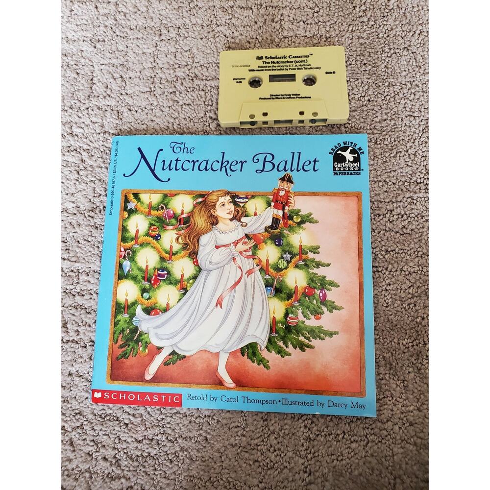 Vintage "The Nutcracker Ballet" Book and Tape1994 Homeschool Teaching Resource